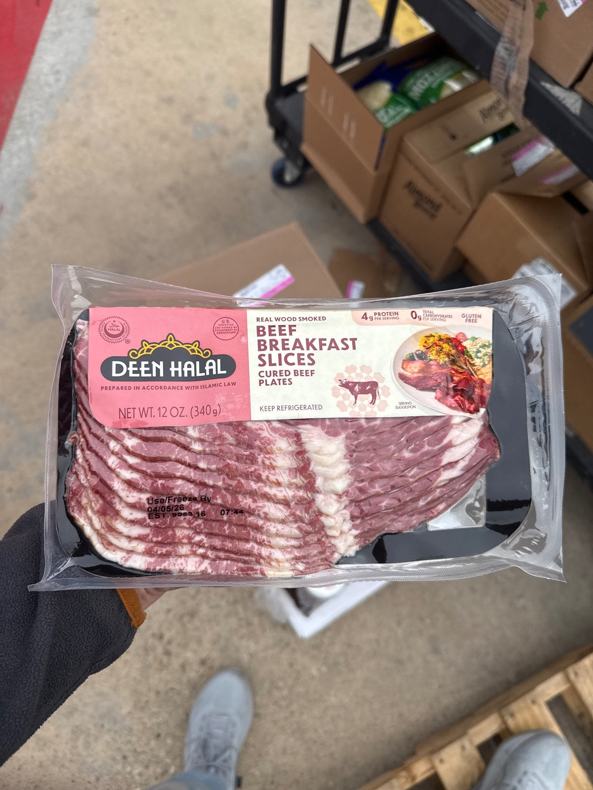 DEEN HALAL Beef Breakfast Slices Halal 0.75lb
