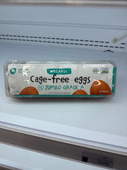 IO BRAND Eggs Jumbo Brn CF OG Grad A 12ct