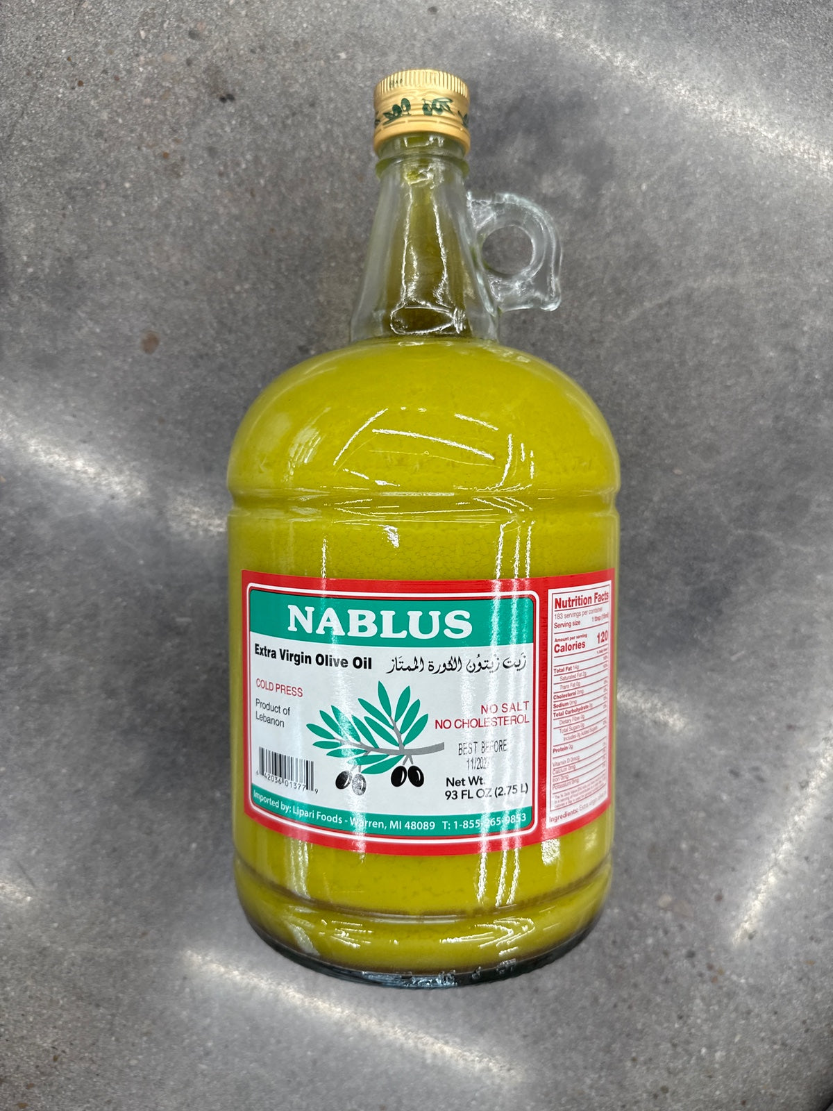 NABLUS Olive Oil EVOO 2.75L