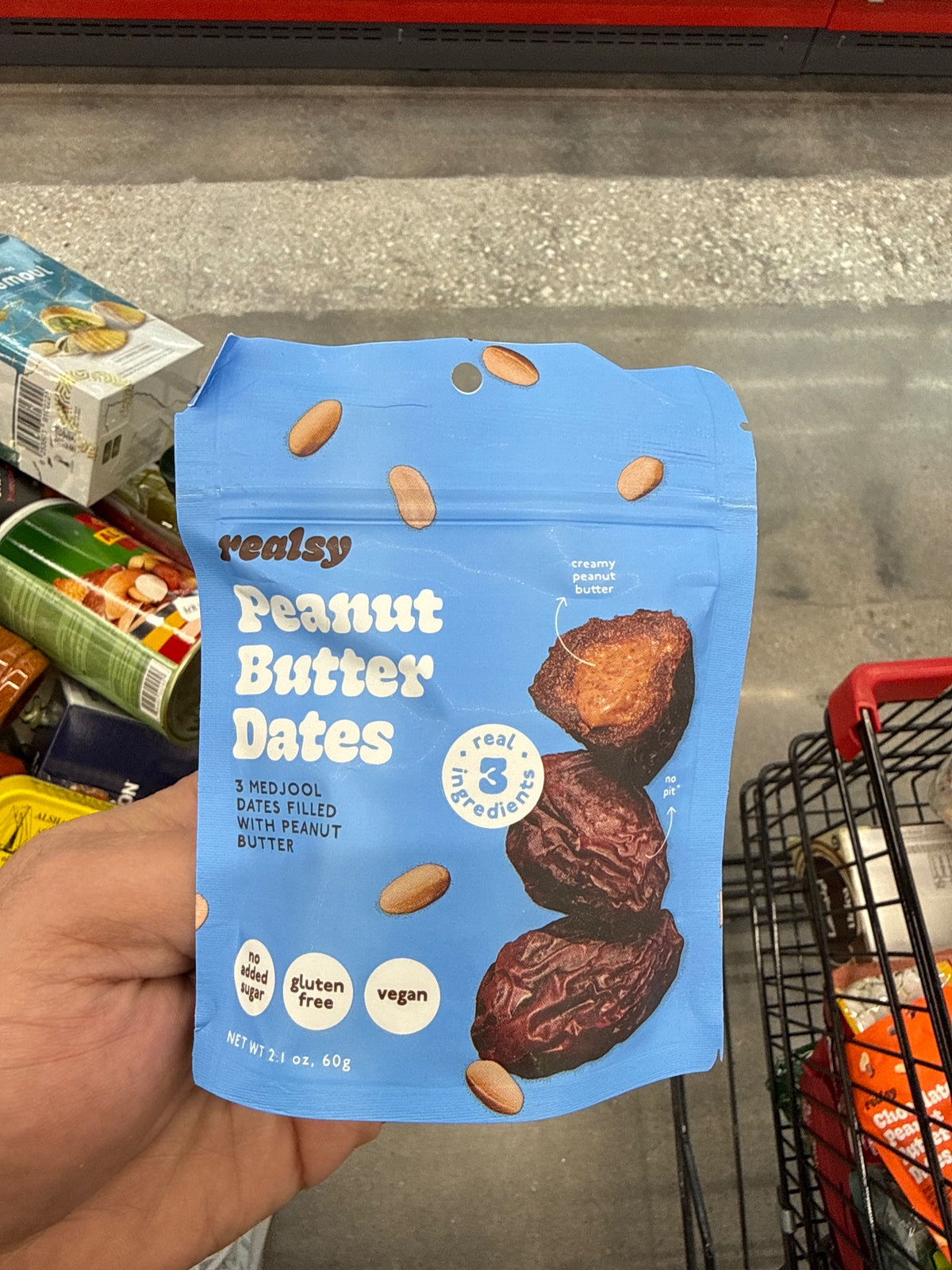 REALSY Dates Filled Peanut Butter 2.1oz
