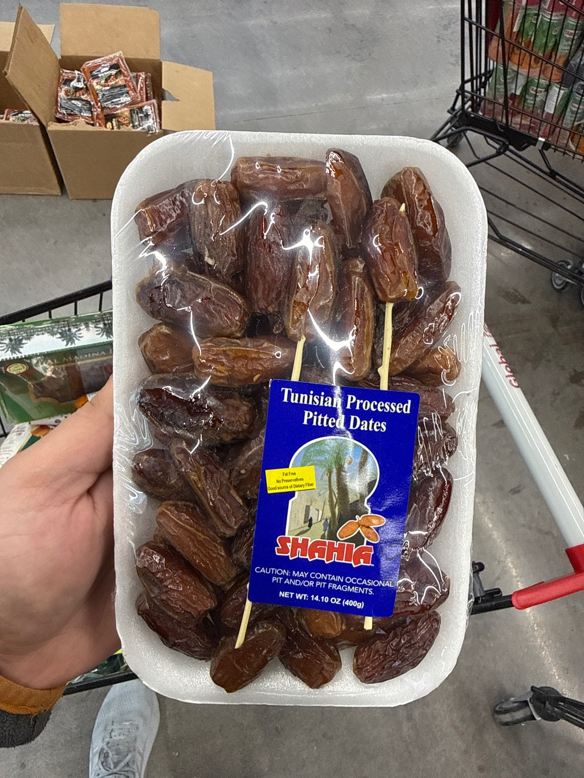 SHAHIA Dates Deglet PTD Tray 400gr