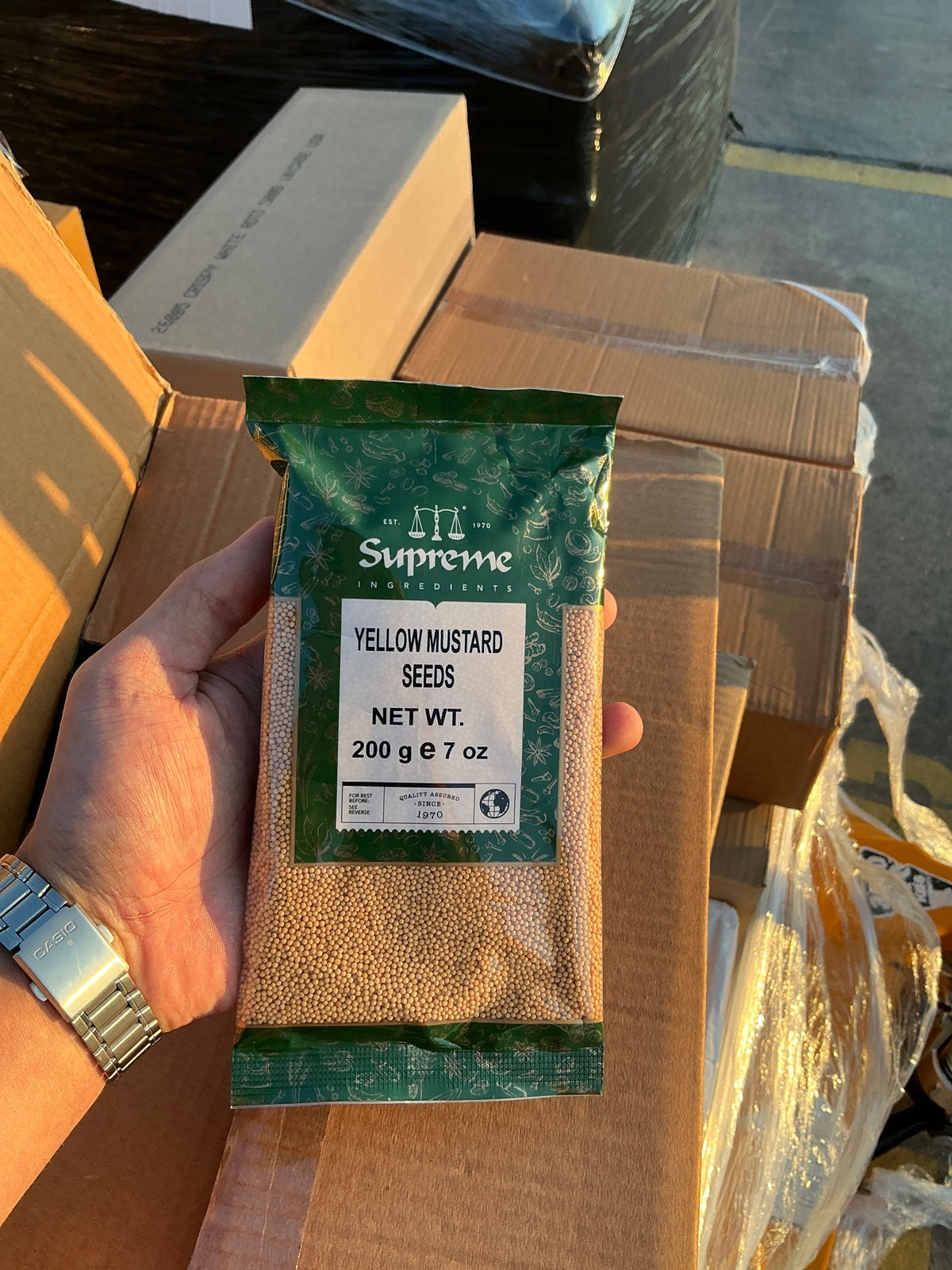 Supreme YELLOW Mustard seeds 200g