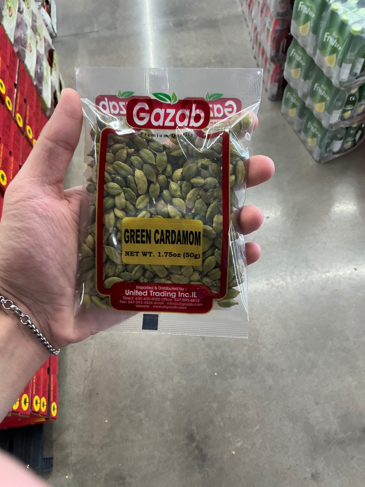 GAZAB Green Cardamom Whole 50g