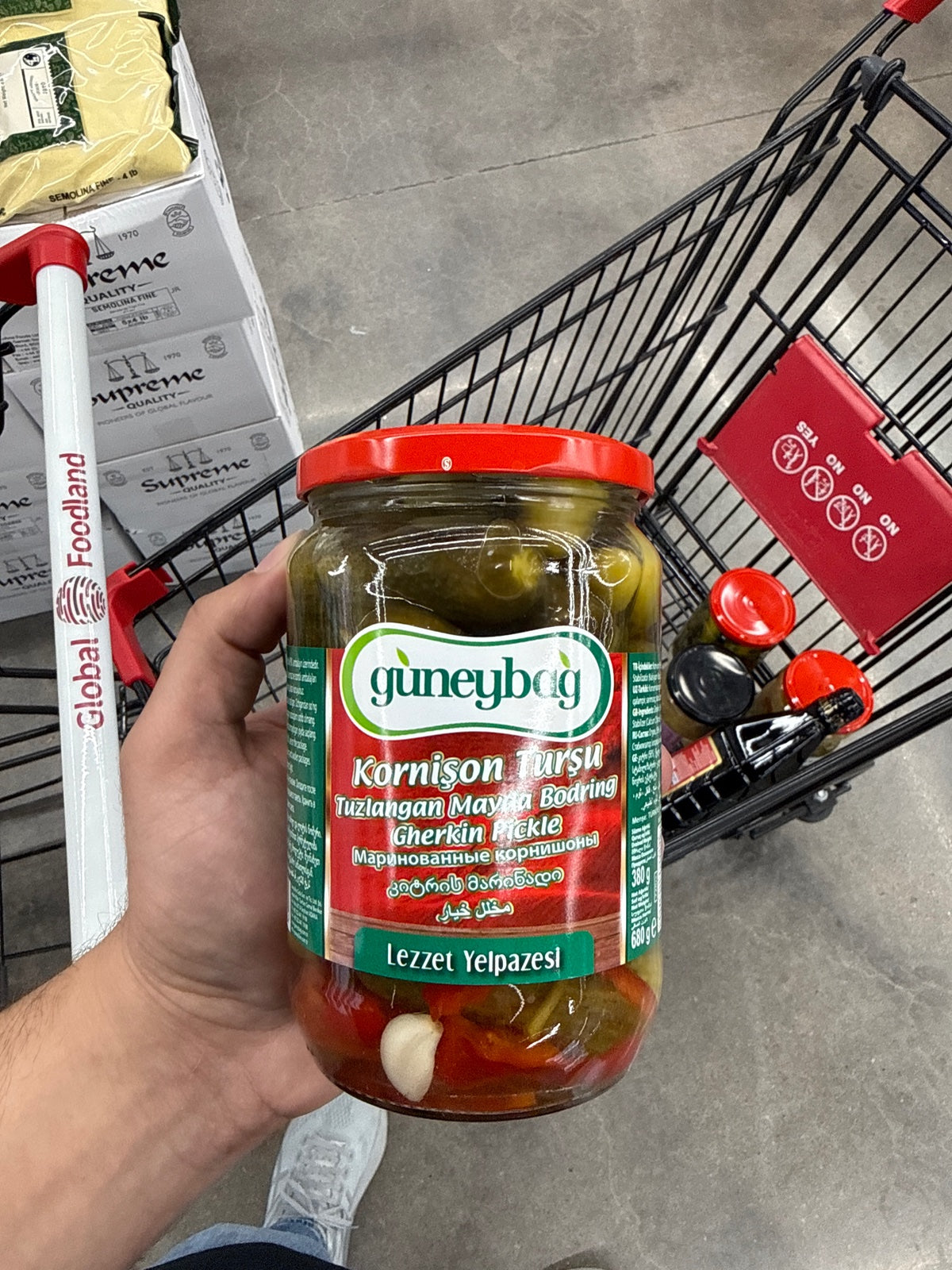 GUNEYBAG Pickled Gherkin 650gr