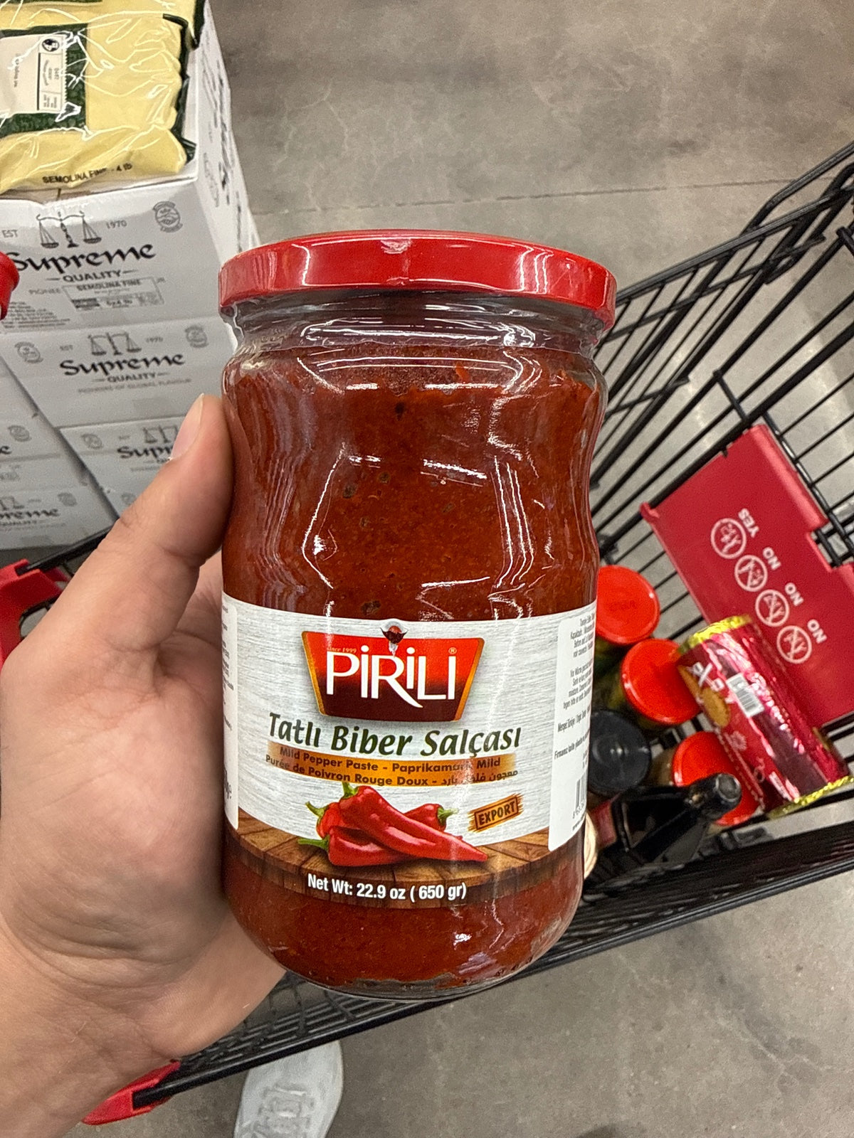 PIRILLI Sweet Pepper Paste 650g