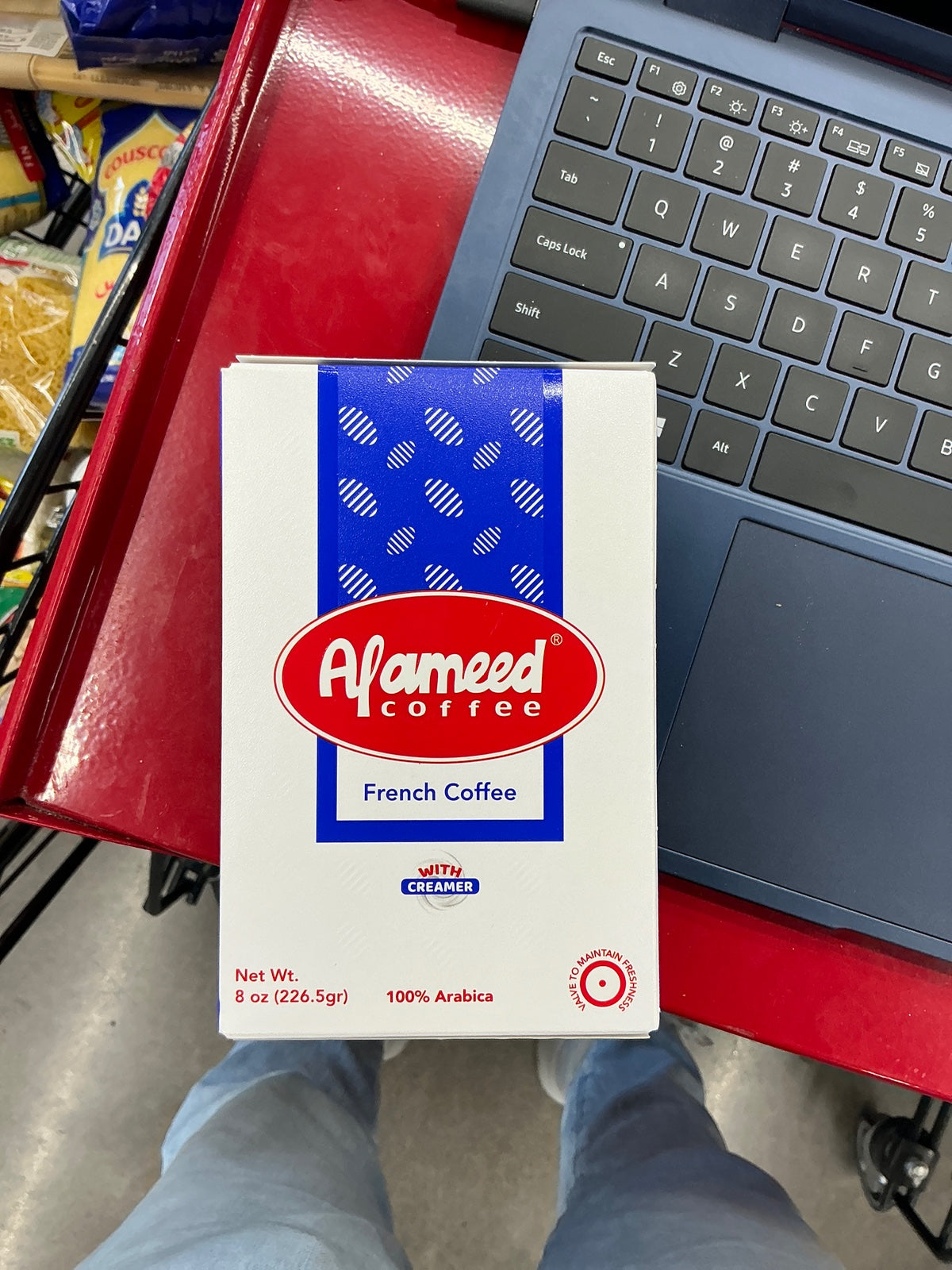 AL AMEED French Rst Grnd Coffee with Cremora 8oz