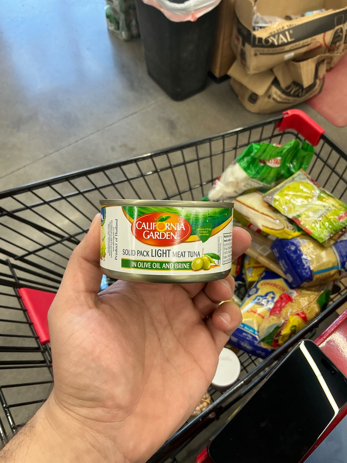 California Garden Tuna Olive Oil 185g