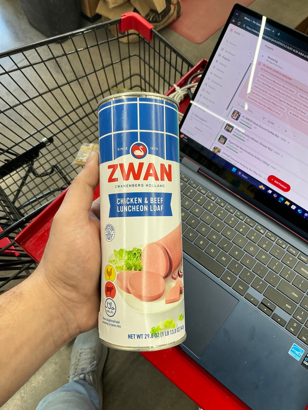 ZWAN Chicken & Beef Lunch Loaf/ Halal 29.8oz