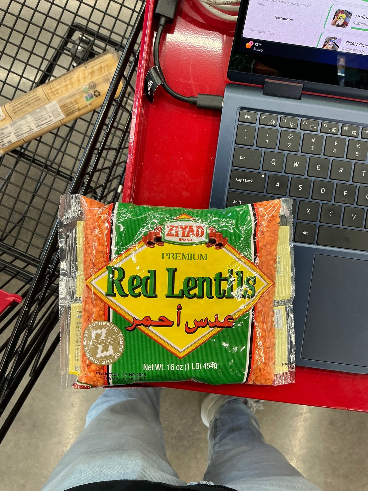 ZIYAD Red Lentils 16oz