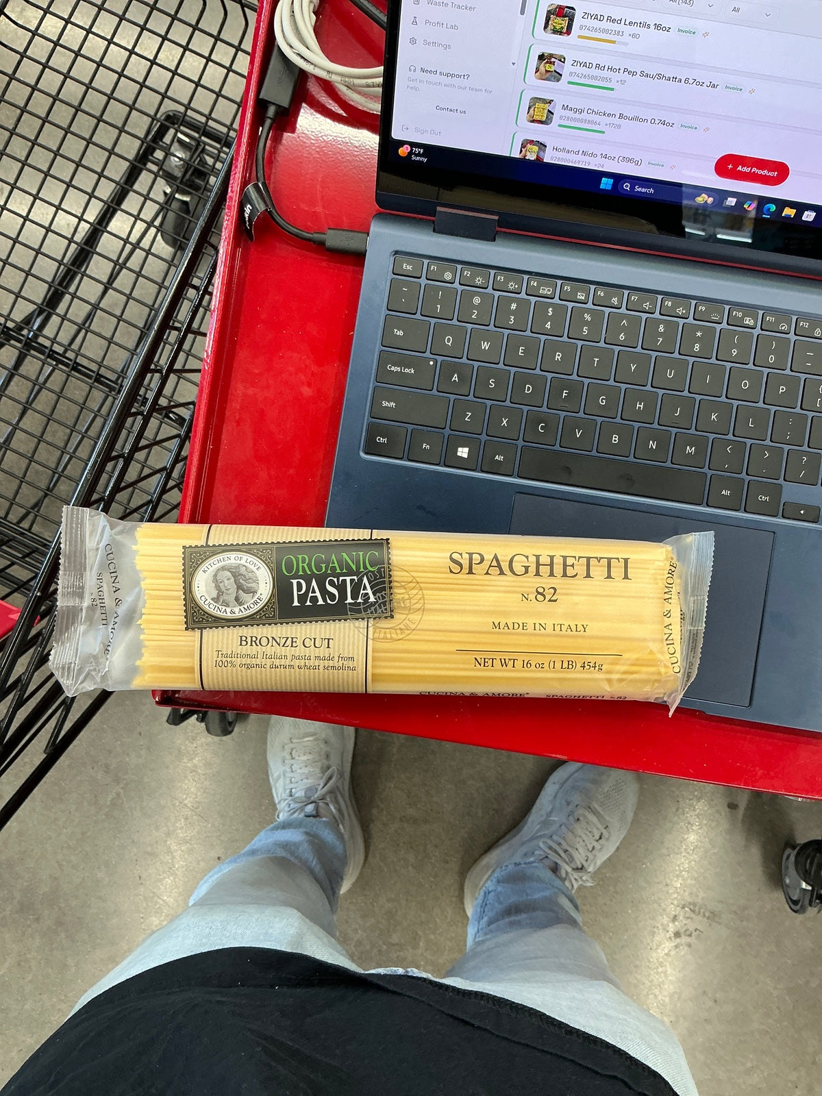 Cucina & Amore Organic Spaghetti Pasta # 20 16oz