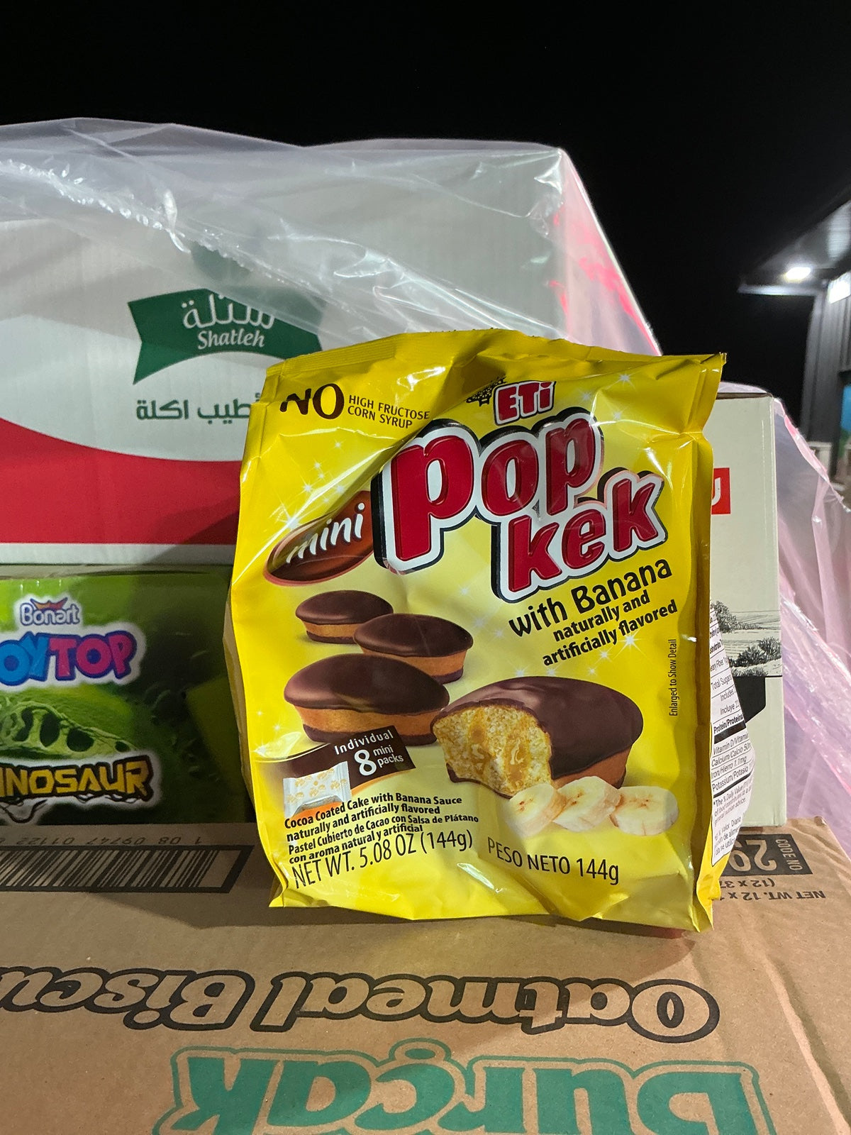 ETI Pop Cake Banana 144g