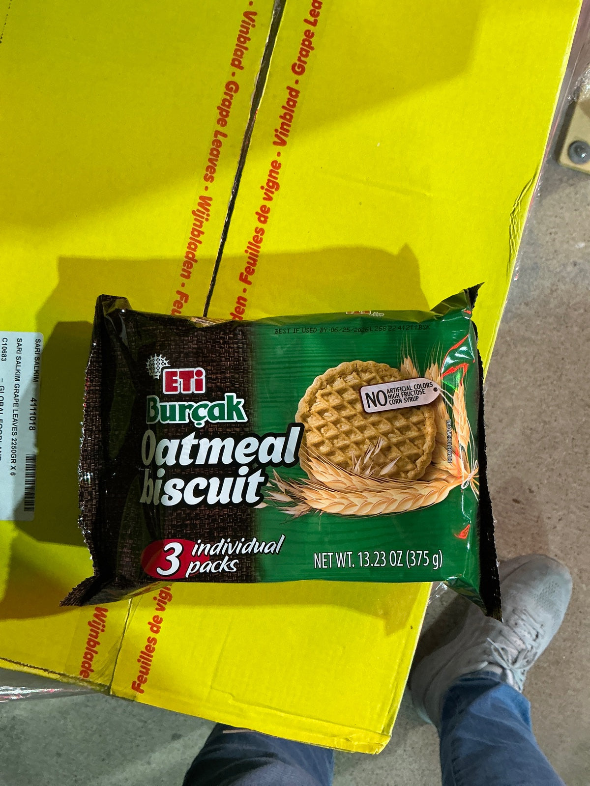 ETI Burcak Oatmeal Biscuit 375g