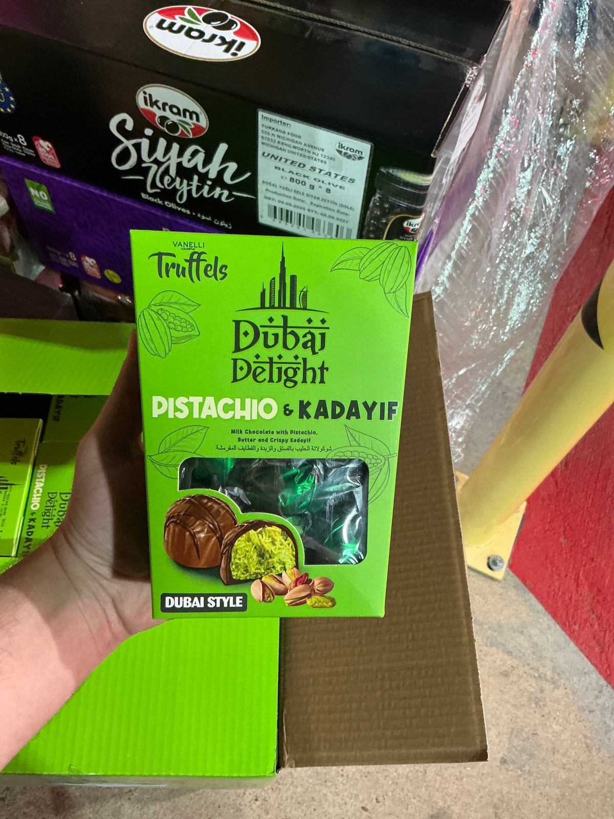 PICASSO Truffels Milk Ch. Pistachio Kadaif 300g