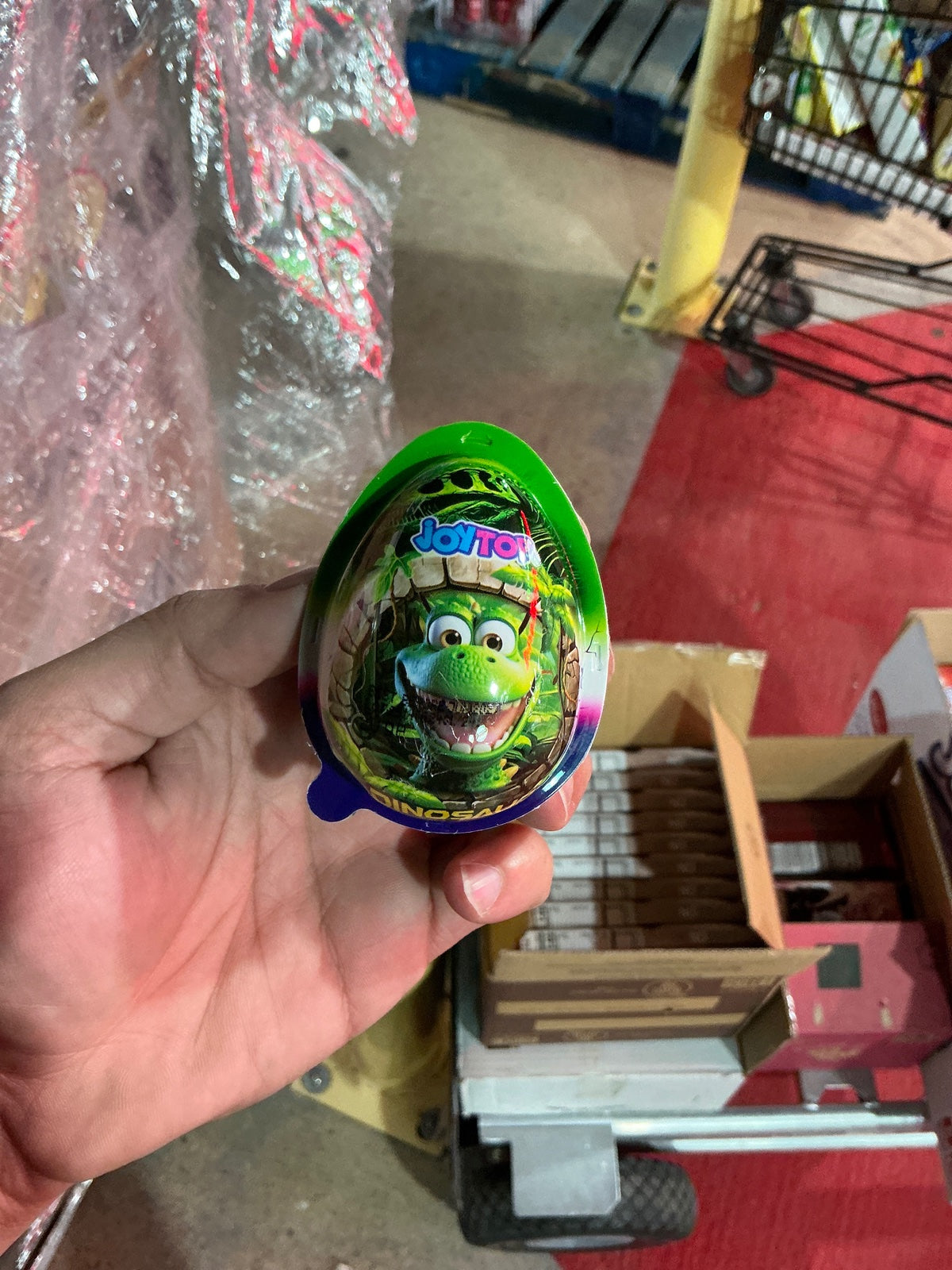 BONART Sweeties Joytop Dinosaur Chocolate Egg 20g