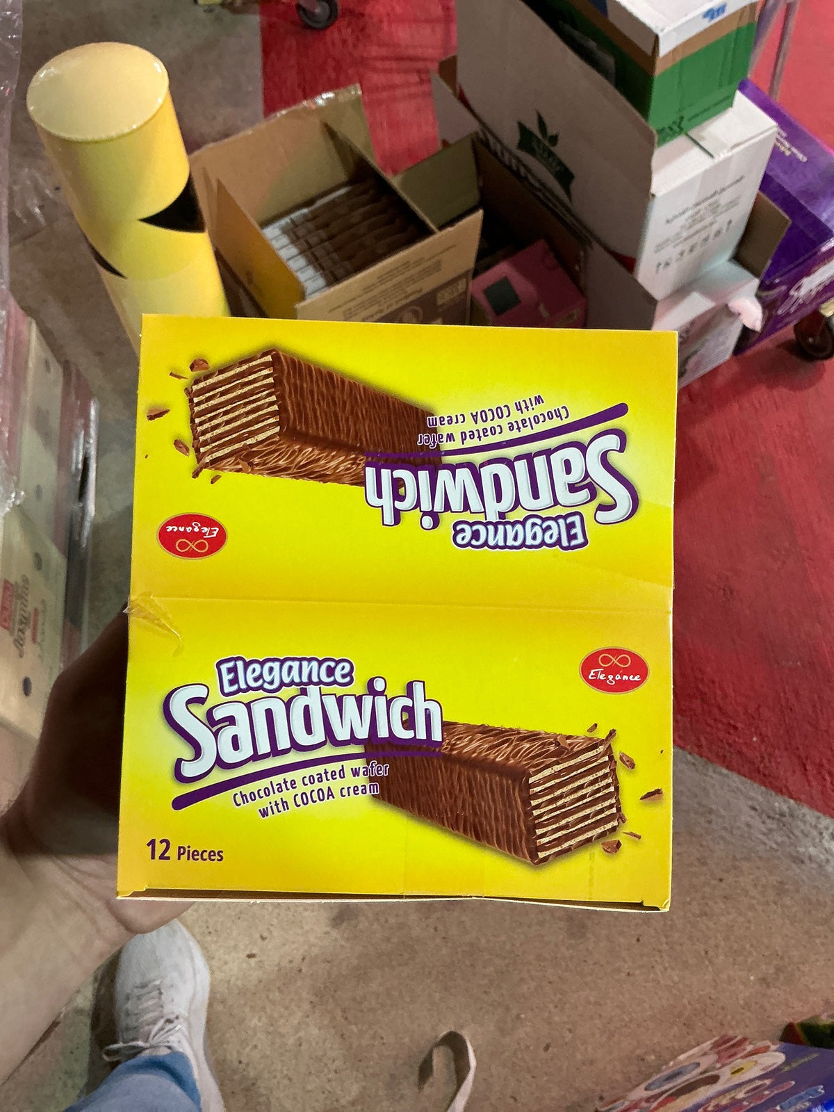 ELEGANCE Wafer Sandwich Cocoa Cream 50g