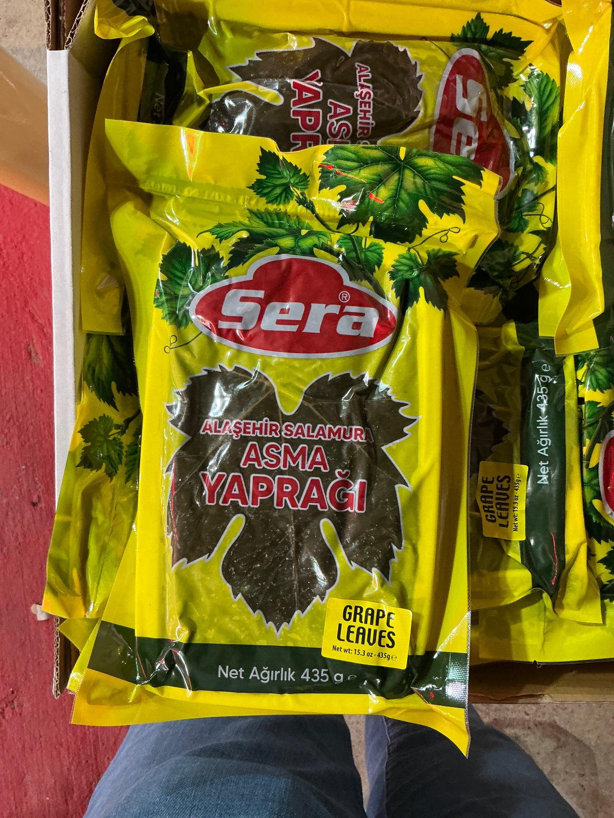 SERA Pickled Grape Leaves Alasehir (Salamura Asma Y.) Vacuum 435g