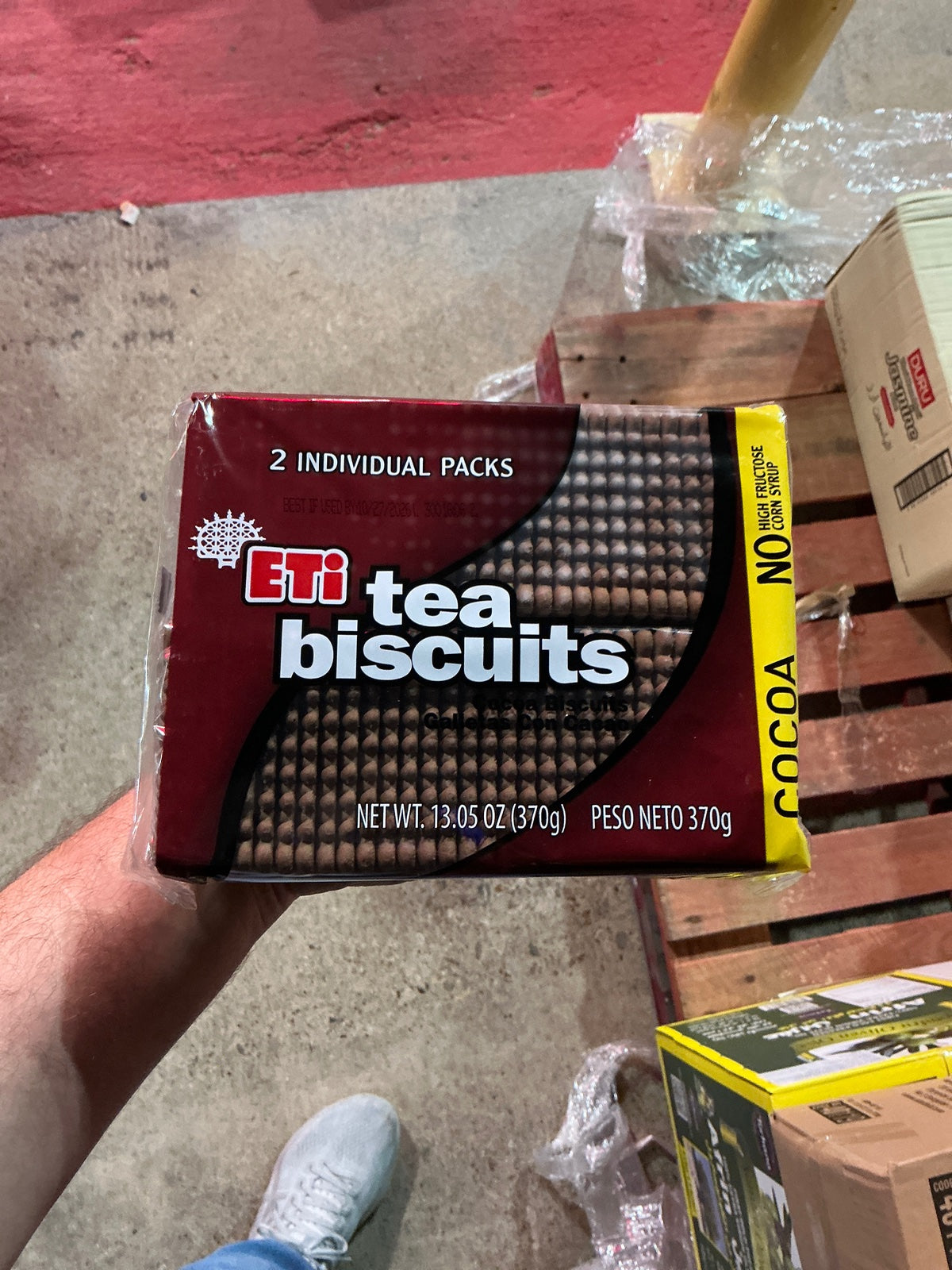 ETI Tea Biscuit Cocoa 370g