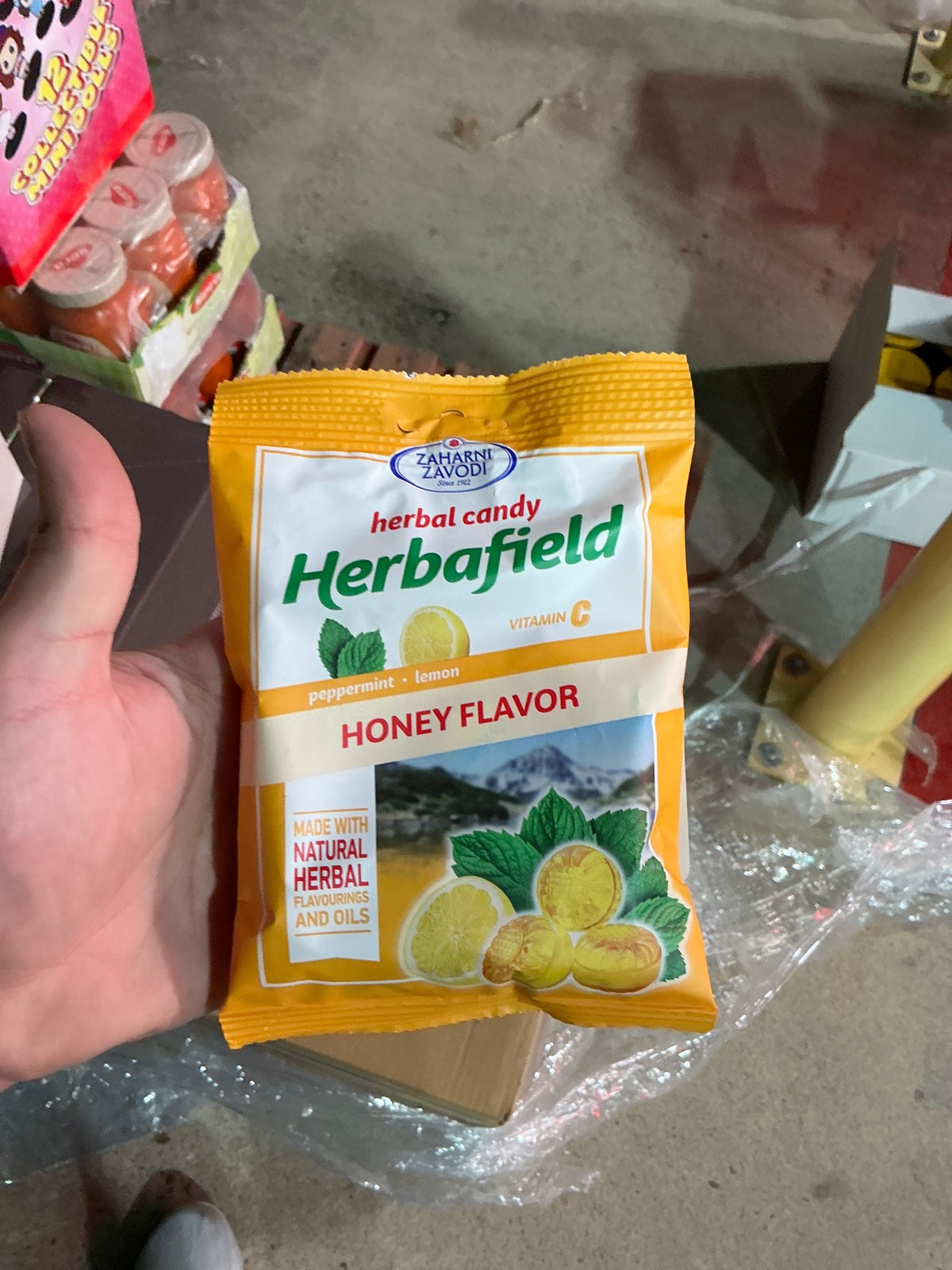 HERBAFIELD Hard Candy Honey 75g