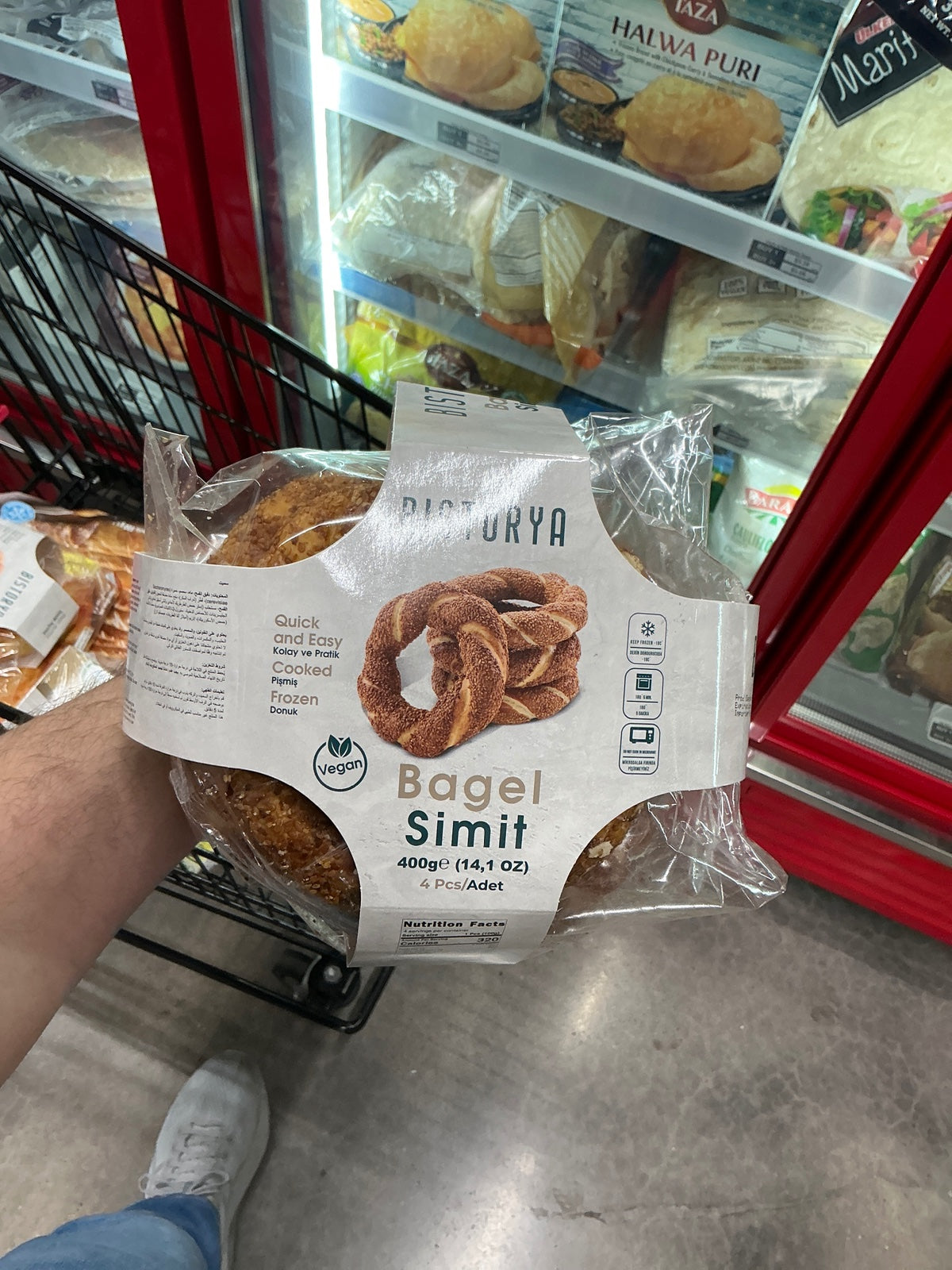 BISTORYA Cooked Frozen Bagel (Simit) 400g