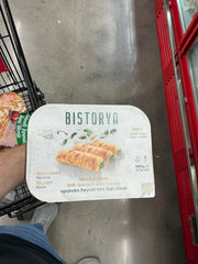 BISTORYA Uncooked Frozen Mini Roll Borek with Spinach & Cheese 500g
