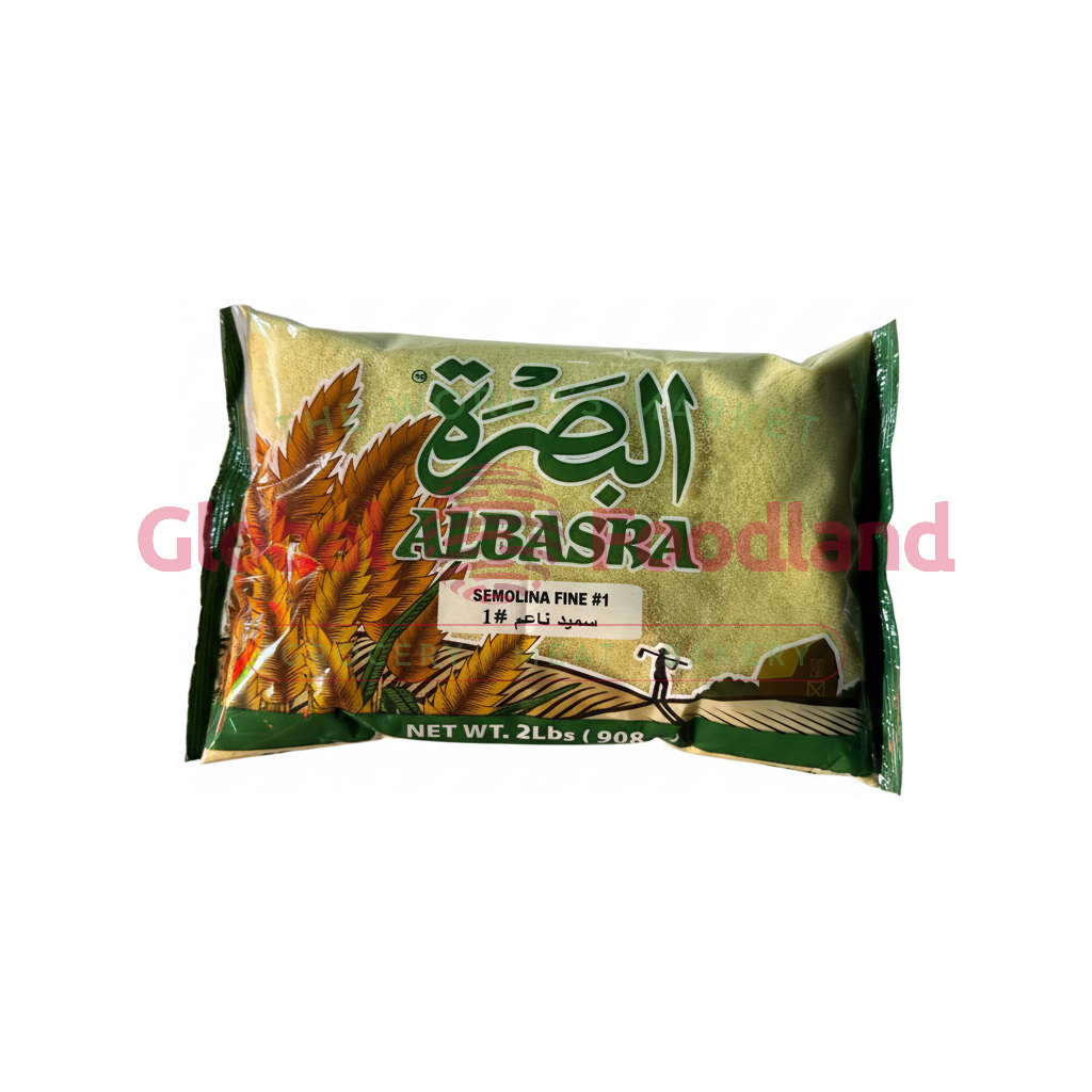 ALBASRA FINE SEMOLINA #1 (Pillow Bag) 2LBS