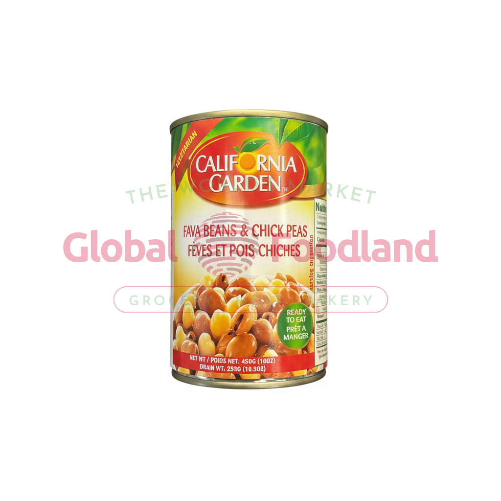 CALIFORNIA GARDEN Fava Beans Chickpeas Recipe 16 oz