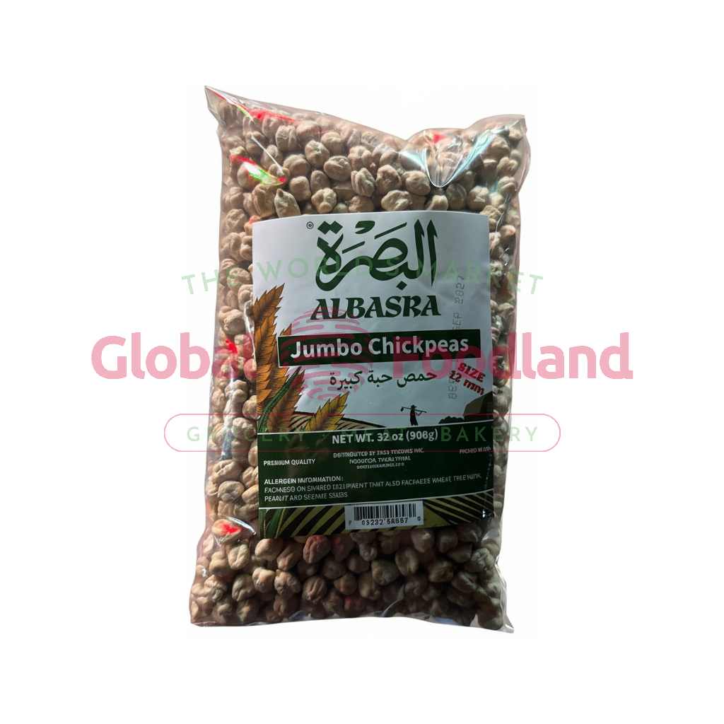 ALBASRA Chickpeas Jumbo (12mm) 2lb