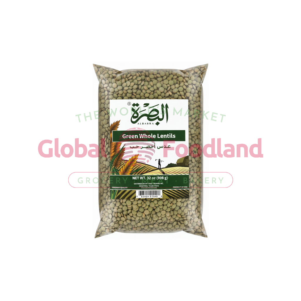 AlBasra Green Whole Lentil 2 lb