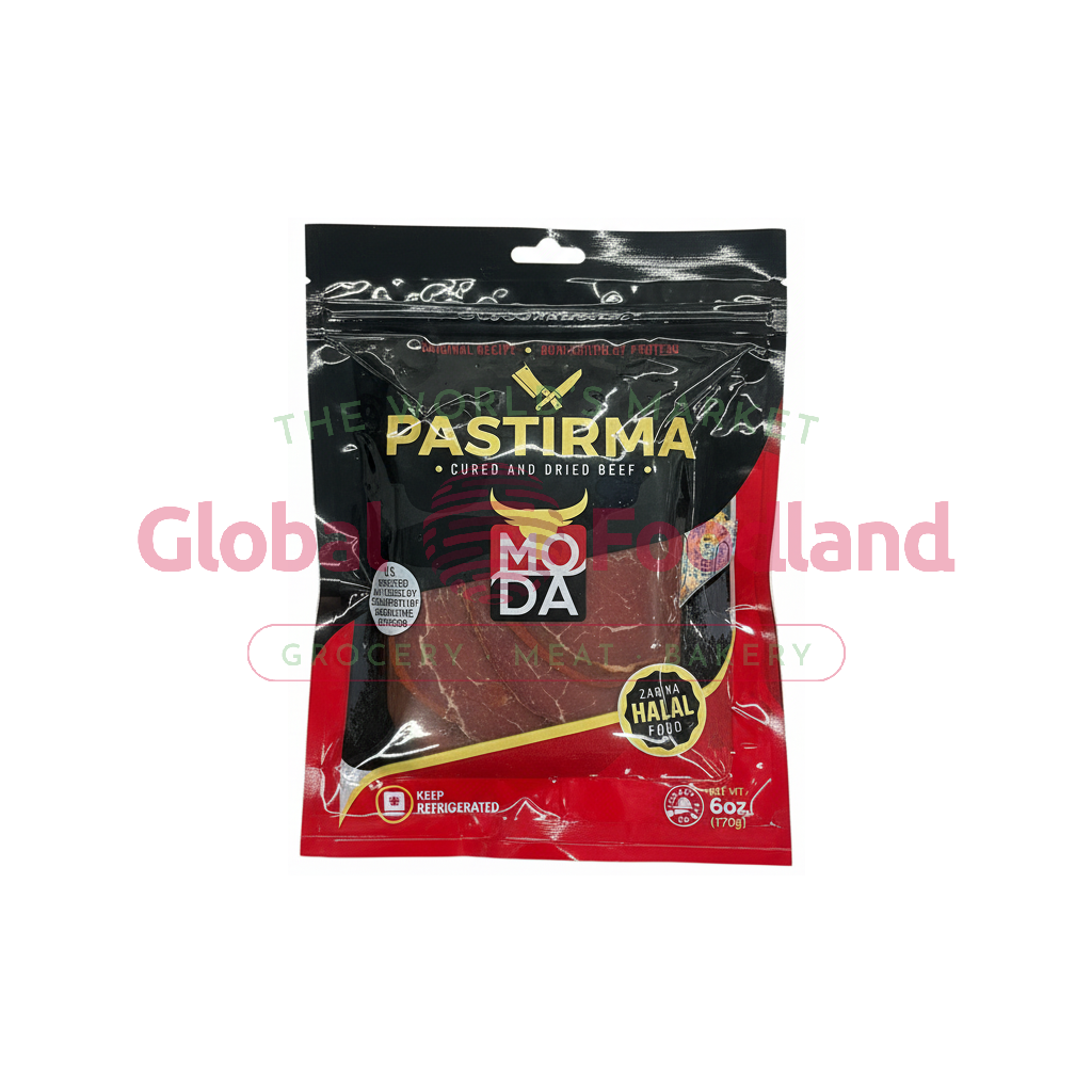 MODA Deli Pastirma Cured Dried Beef Pre-Sliced 6oz